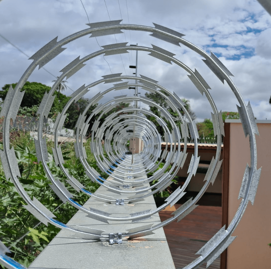 Instalação concertina Campo Grande MS